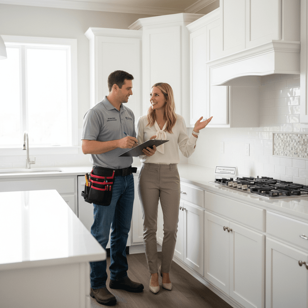 Bright two-tone kitchen remodel